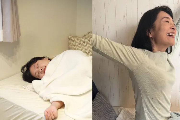布団に入るとすぐに眠れる